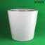 white glazed pots and planters wholesale