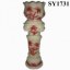 Red painting roman style decoration pot set