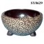 Pot for decoration ceramic glazed indoor antique pot