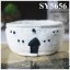 Cement pot for sale white decoration table planter pot