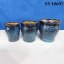 Wonderful blue garden ceramic pot